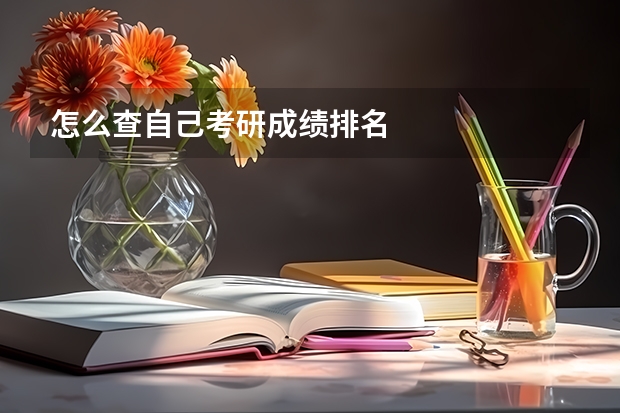 怎么查自己考研成绩排名