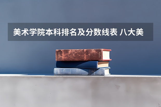 美术学院本科排名及分数线表 八大美院2023年录取分数线