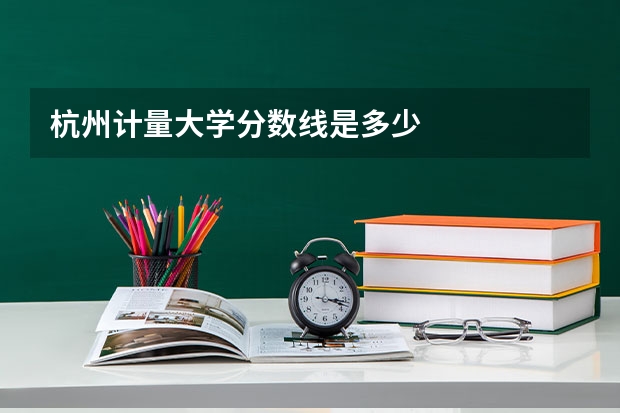杭州计量大学分数线是多少