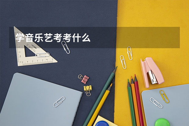 学音乐艺考考什么