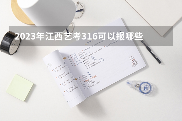2023年江西艺考316可以报哪些？
