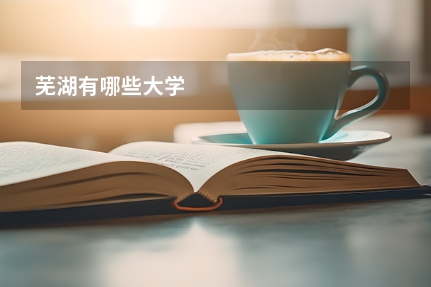 芜湖有哪些大学