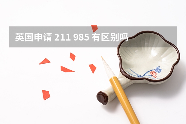英国申请 211 985 有区别吗