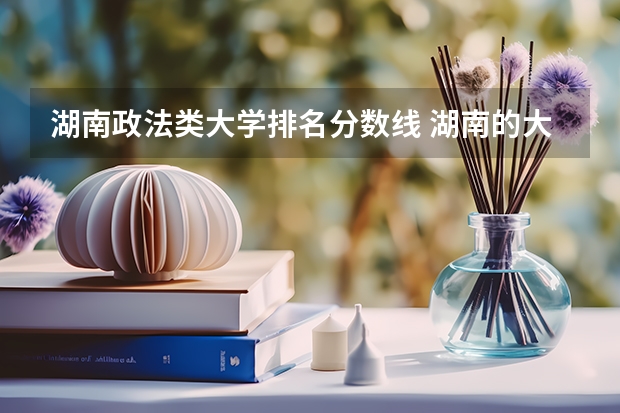 湖南政法类大学排名分数线 湖南的大学法学专业排名