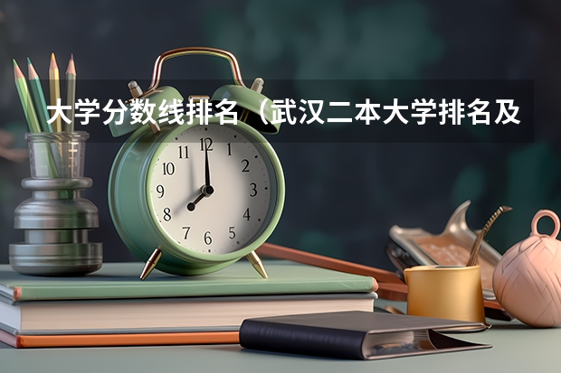 大学分数线排名（武汉二本大学排名及分数线理科）