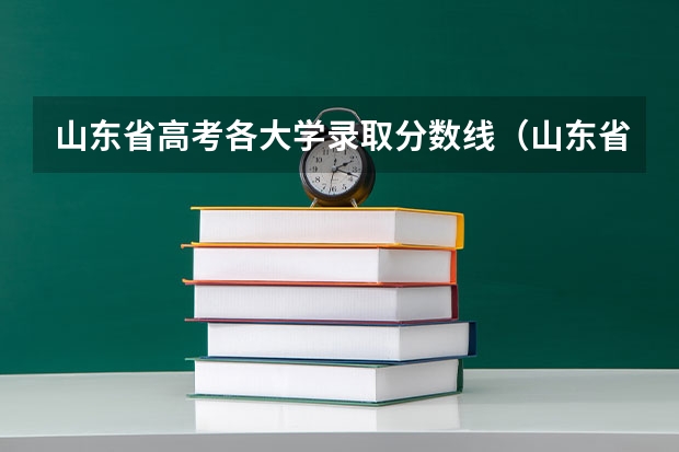 山东省高考各大学录取分数线（山东省二本公办大学排名及分数线）