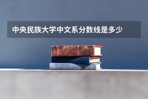 中央民族大学中文系分数线是多少