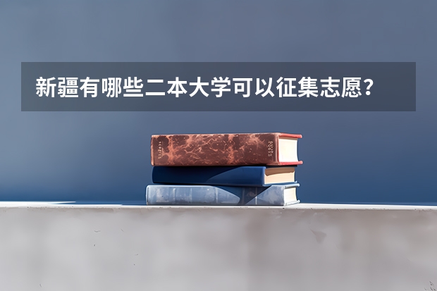 新疆有哪些二本大学可以征集志愿？
