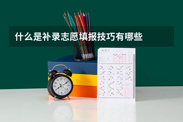 什么是补录志愿填报技巧有哪些