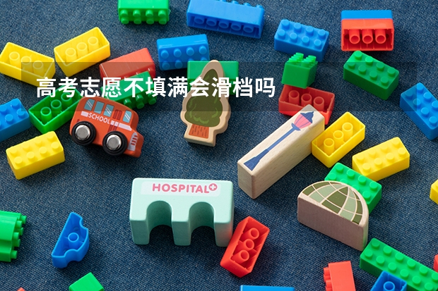 高考志愿不填满会滑档吗