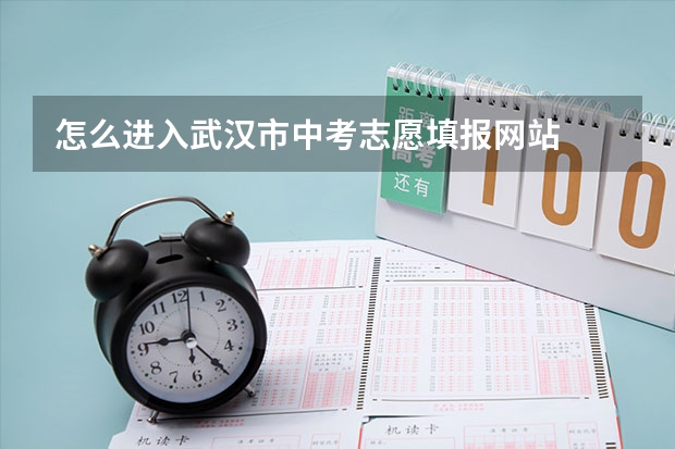 怎么进入武汉市中考志愿填报网站