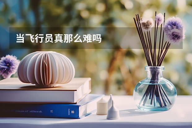 当飞行员真那么难吗