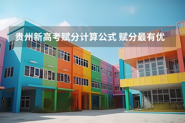 贵州新高考赋分计算公式 赋分最有优势的组合