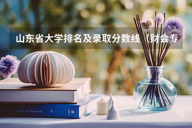山东省大学排名及录取分数线（财会专业学校排名及分数线）