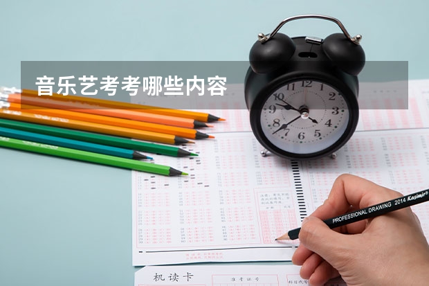 音乐艺考考哪些内容