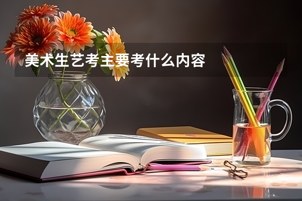 美术生艺考主要考什么内容